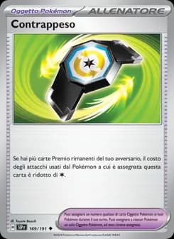 Contrappeso card in Italian