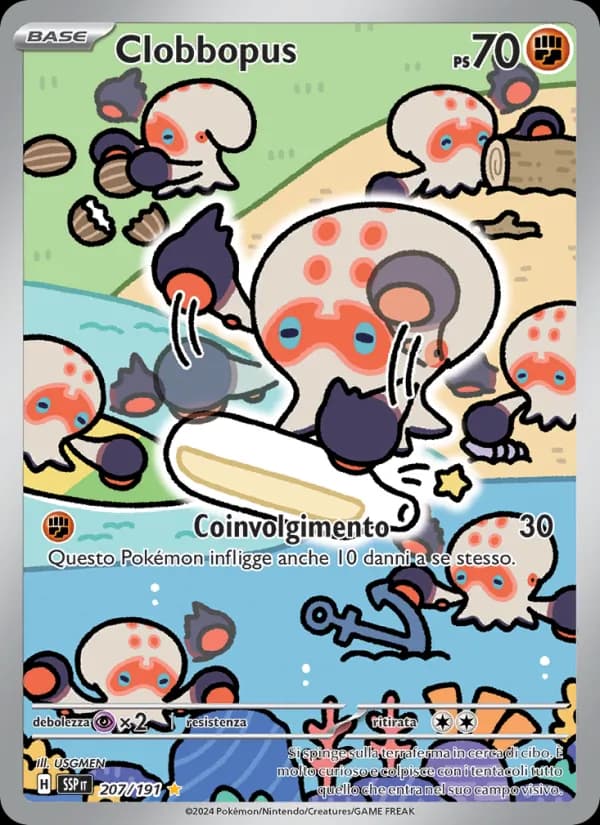 Clobbopus card in Italian