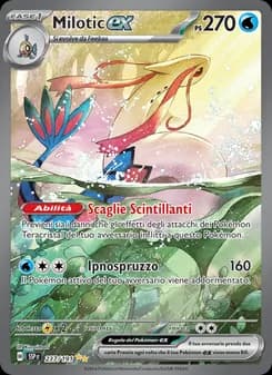 Milotic-ex card in Italian