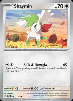 Shaymin card in Italian