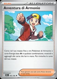 Avventura di Armonio card in Italian