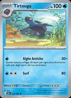 Tirtouga card in Italian