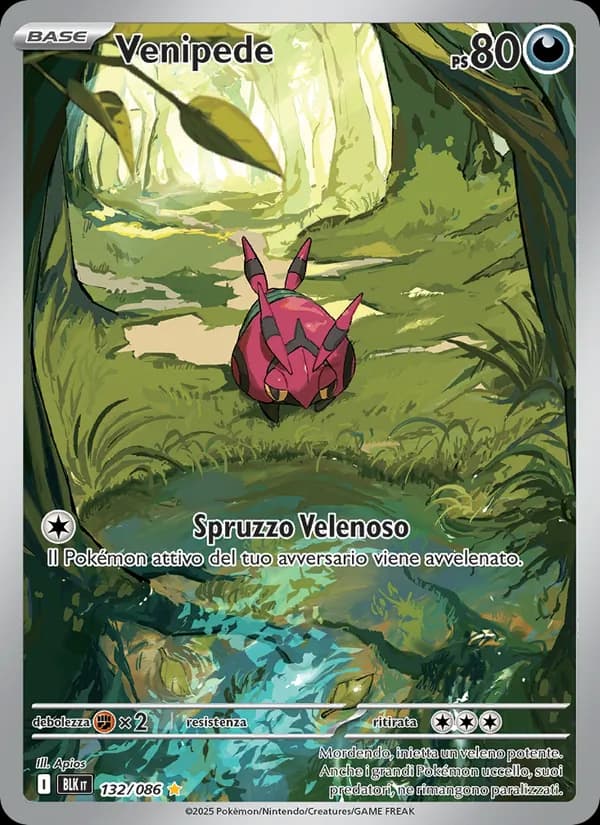 Venipede card in Italian
