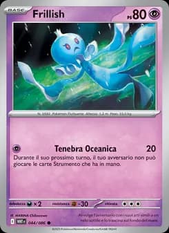 Frillish card in Italian