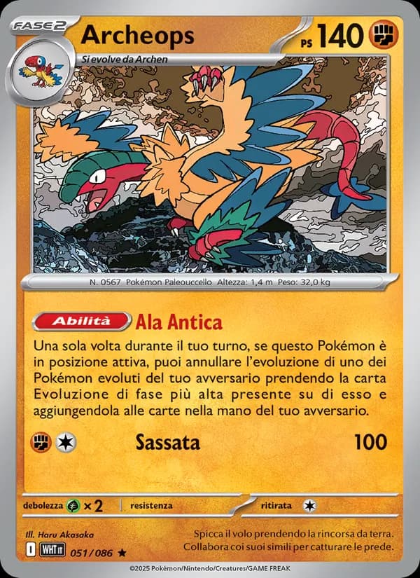 Archeops card in Italian