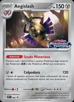 Aegislash card in Italian