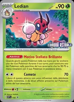 Ledian card in Italian