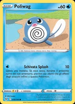 Poliwag card in Italian