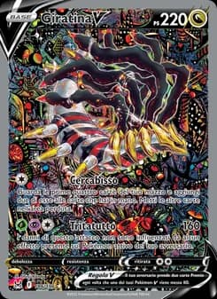 Giratina V card in Italian