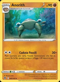 Anorith card in Italian