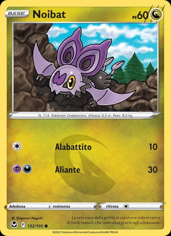 Noibat card in Italian