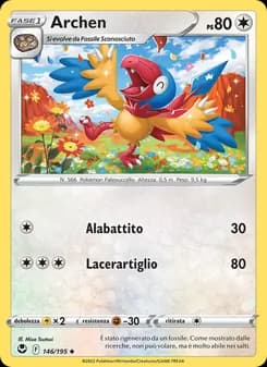 Archen card in Italian