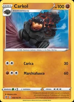 Carkol card in Italian