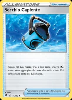 Secchio Capiente card in Italian