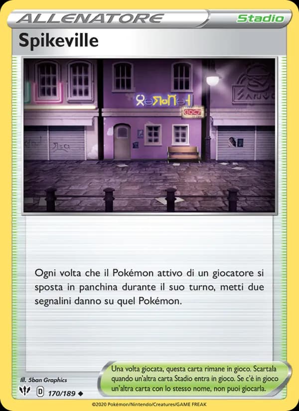 Spikeville card in Italian