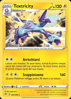 Toxtricity card in Italian