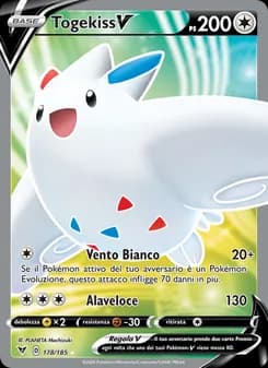 Togekiss V card in Italian