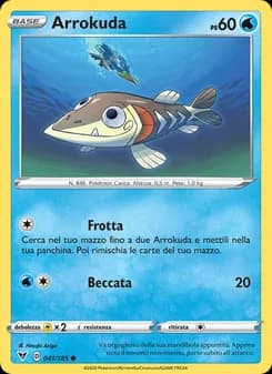 Arrokuda card in Italian