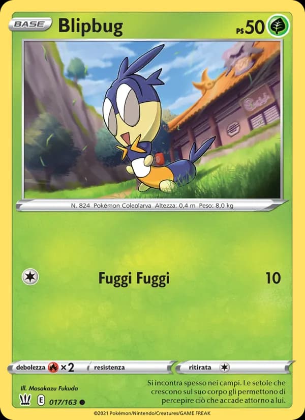 Blipbug card in Italian
