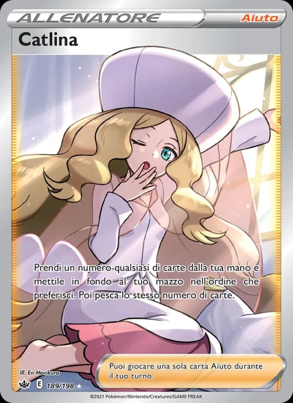 Catlina card in Italian
