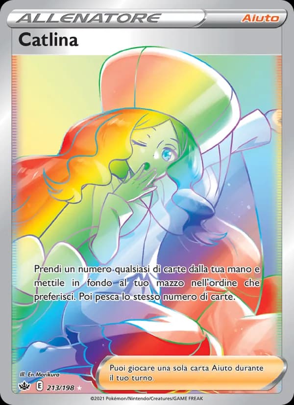 Catlina card in Italian