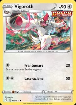 Vigoroth card in Italian