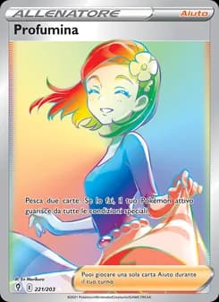 Profumina card in Italian