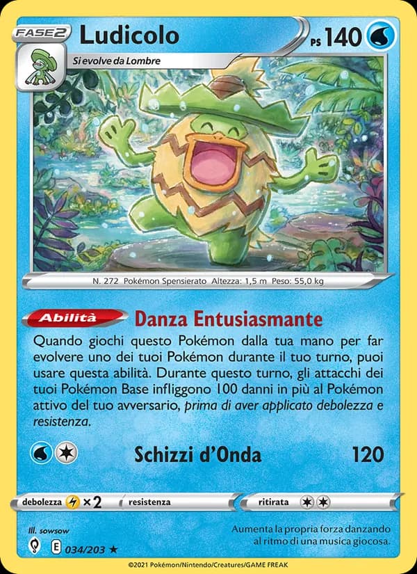 Ludicolo card in Italian