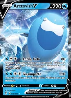Arctovish V card in Italian
