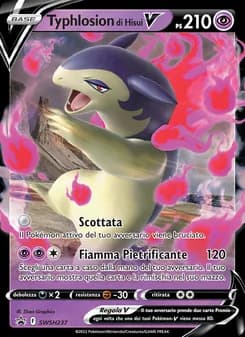 Typhlosion di Hisui V card in Italian