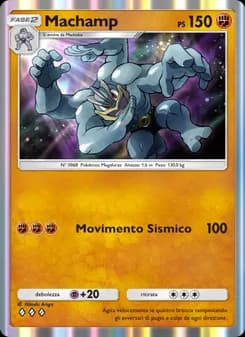 Machamp card in Italian
