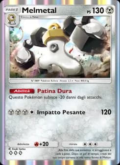Melmetal card in Italian