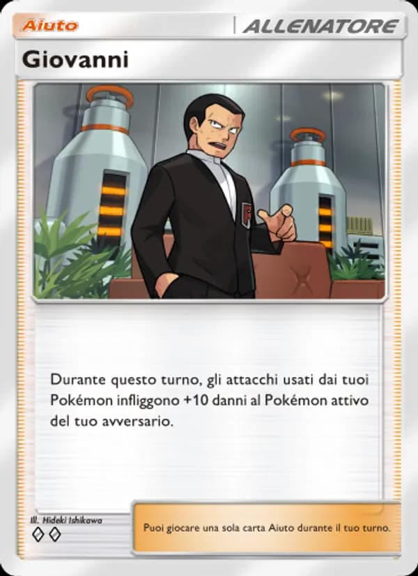 Giovanni card in Italian