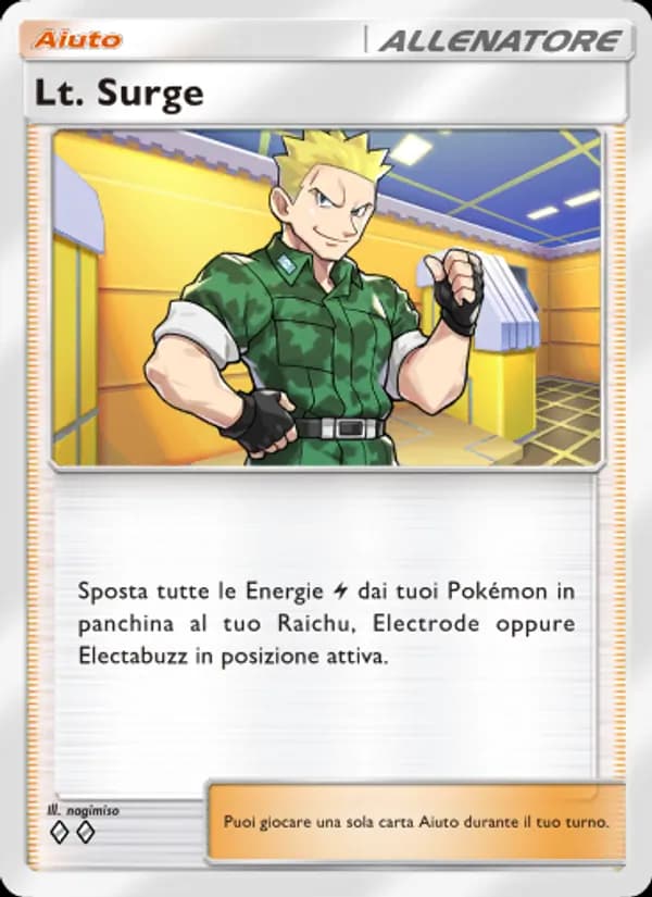 Lt. Surge card in Italian