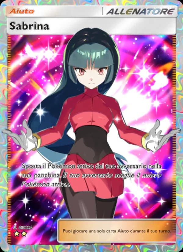 Sabrina card in Italian