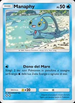 Manaphy card in Italian