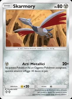 Skarmory card in Italian