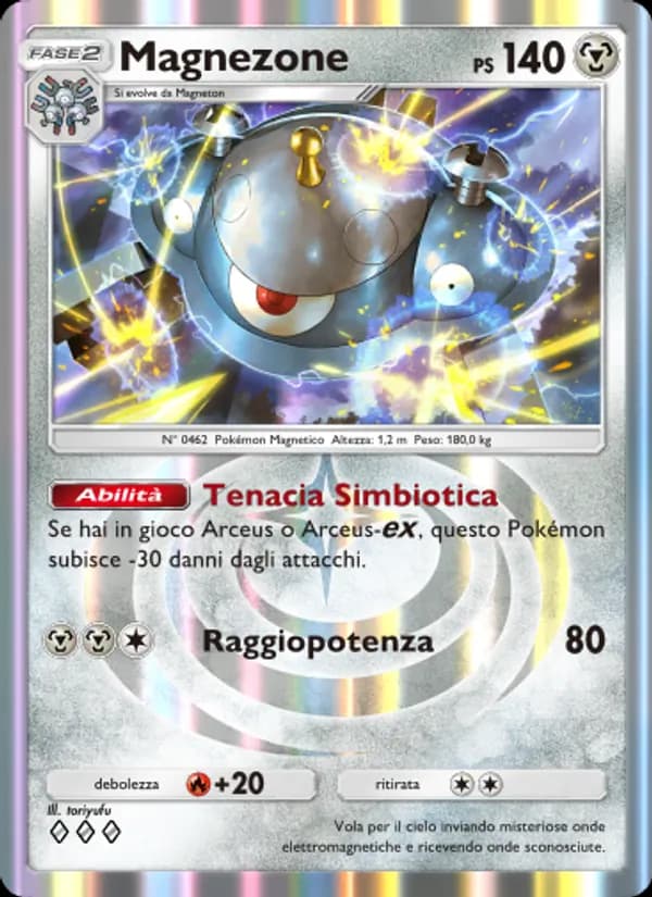 Magnezone card in Italian