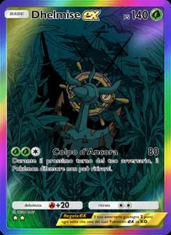 Dhelmise-ex card in Italian