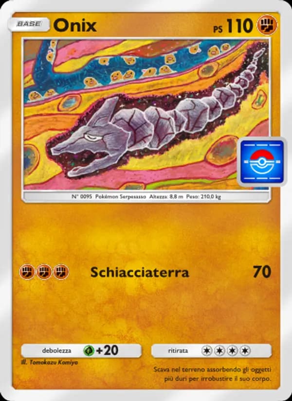 Onix card in Italian
