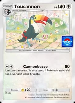 Toucannon card in Italian
