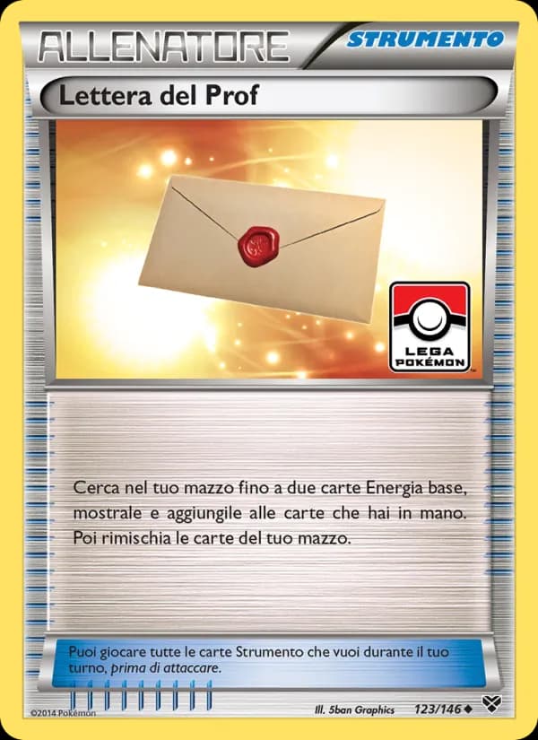 Lettera del Prof card in Italian