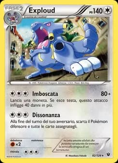 Exploud card in Italian