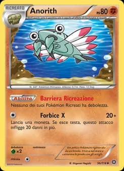 Anorith card in Italian