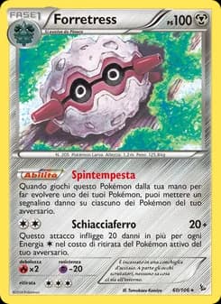 Forretress card in Italian