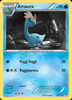 Amaura card in Italian
