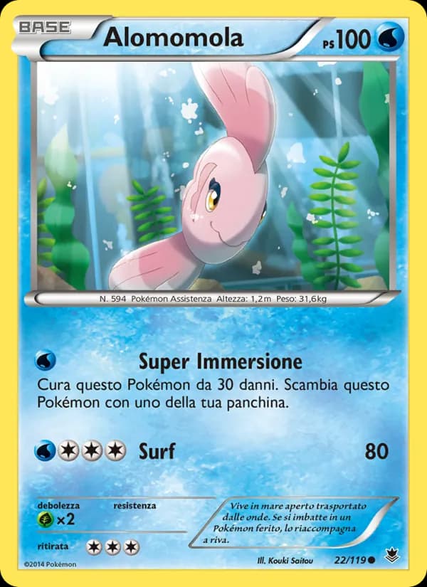 Alomomola card in Italian