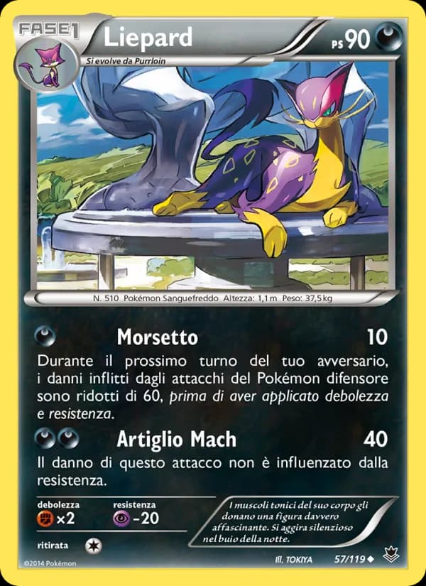 Liepard card in Italian