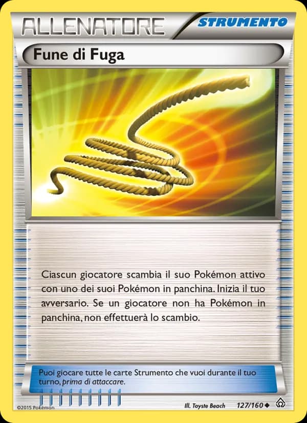 Fune di Fuga card in Italian