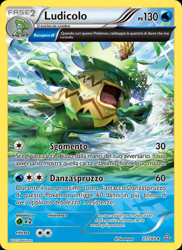 Ludicolo card in Italian